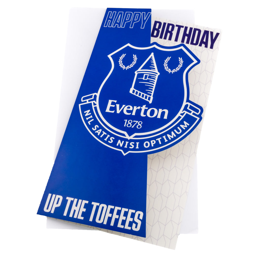 Everton FC - Crest Birthday Card - Cards & Gift Wrap