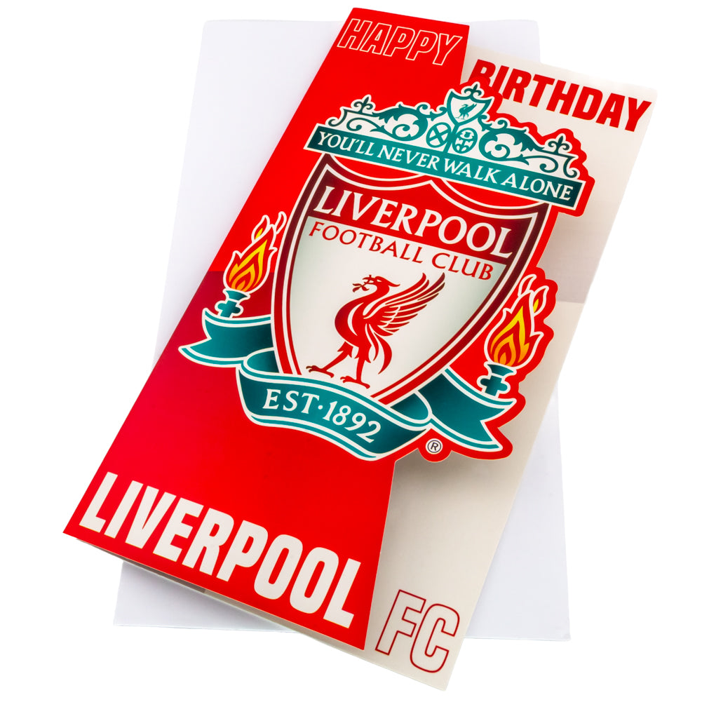 Liverpool FC - Crest Birthday Card - Cards & Gift Wrap