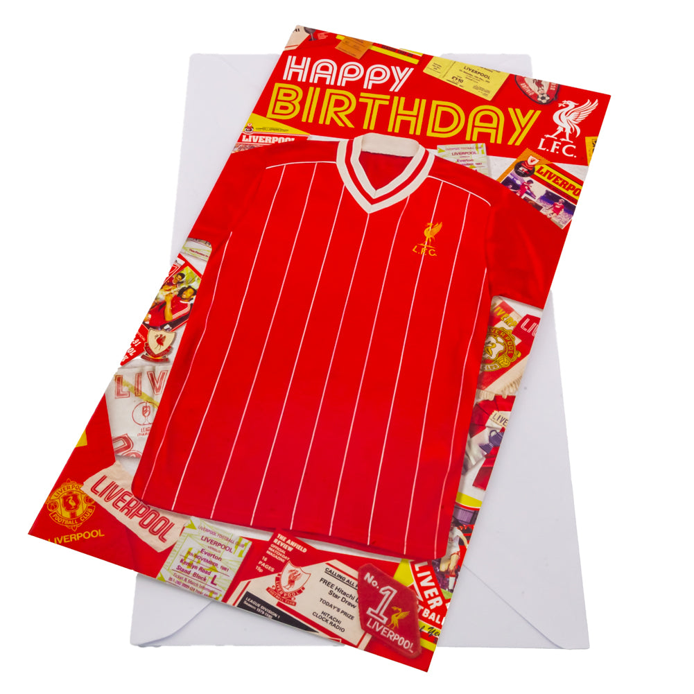 Liverpool FC - Birthday Card Retro - Cards & Gift Wrap
