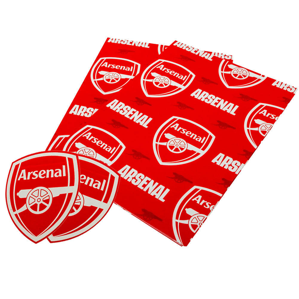 Arsenal FC - Text Gift Wrap - Cards & Gift Wrap