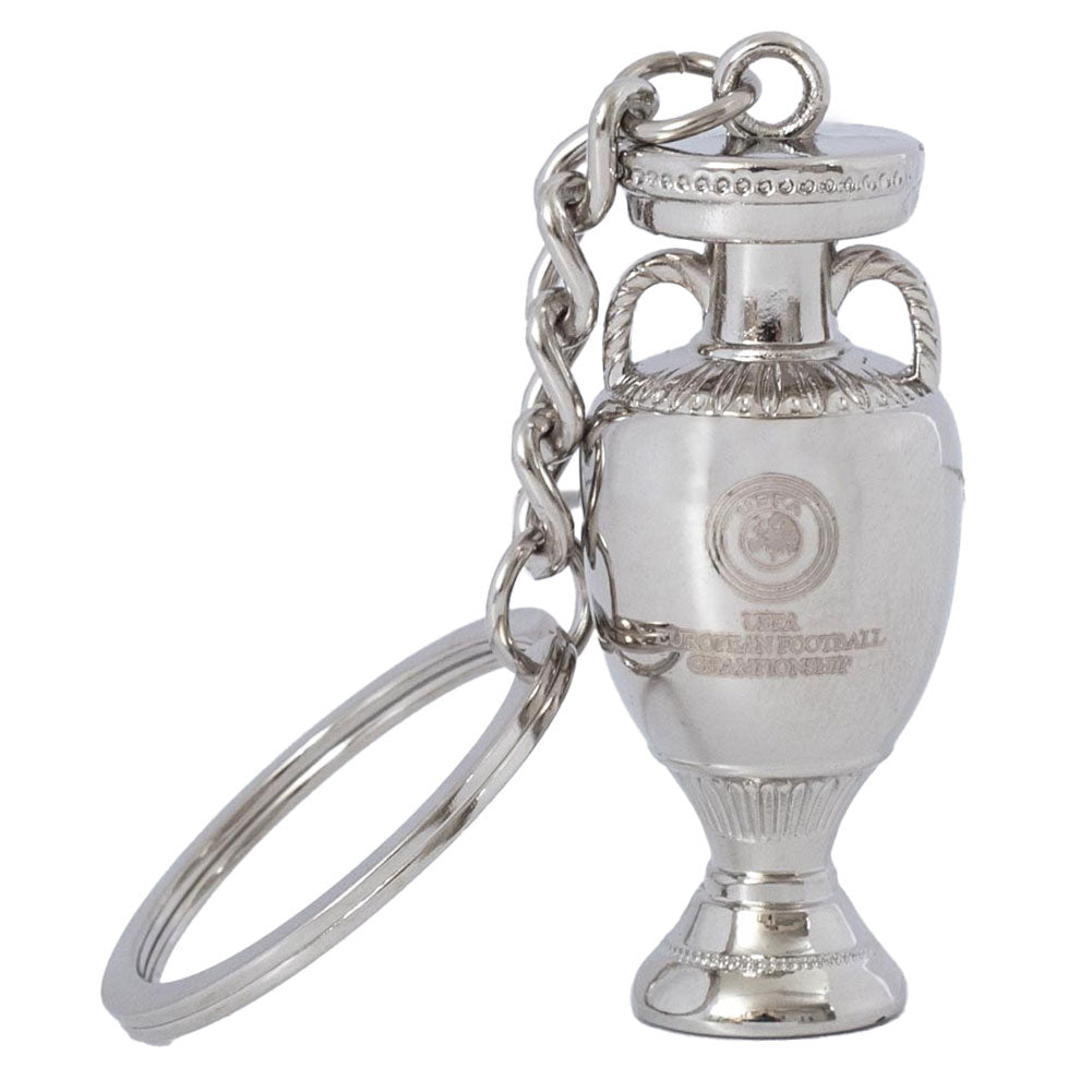 UEFA Euro 2024 - 3D Trophy Keyr - keyrings - Approx 45mm x 20mm - New