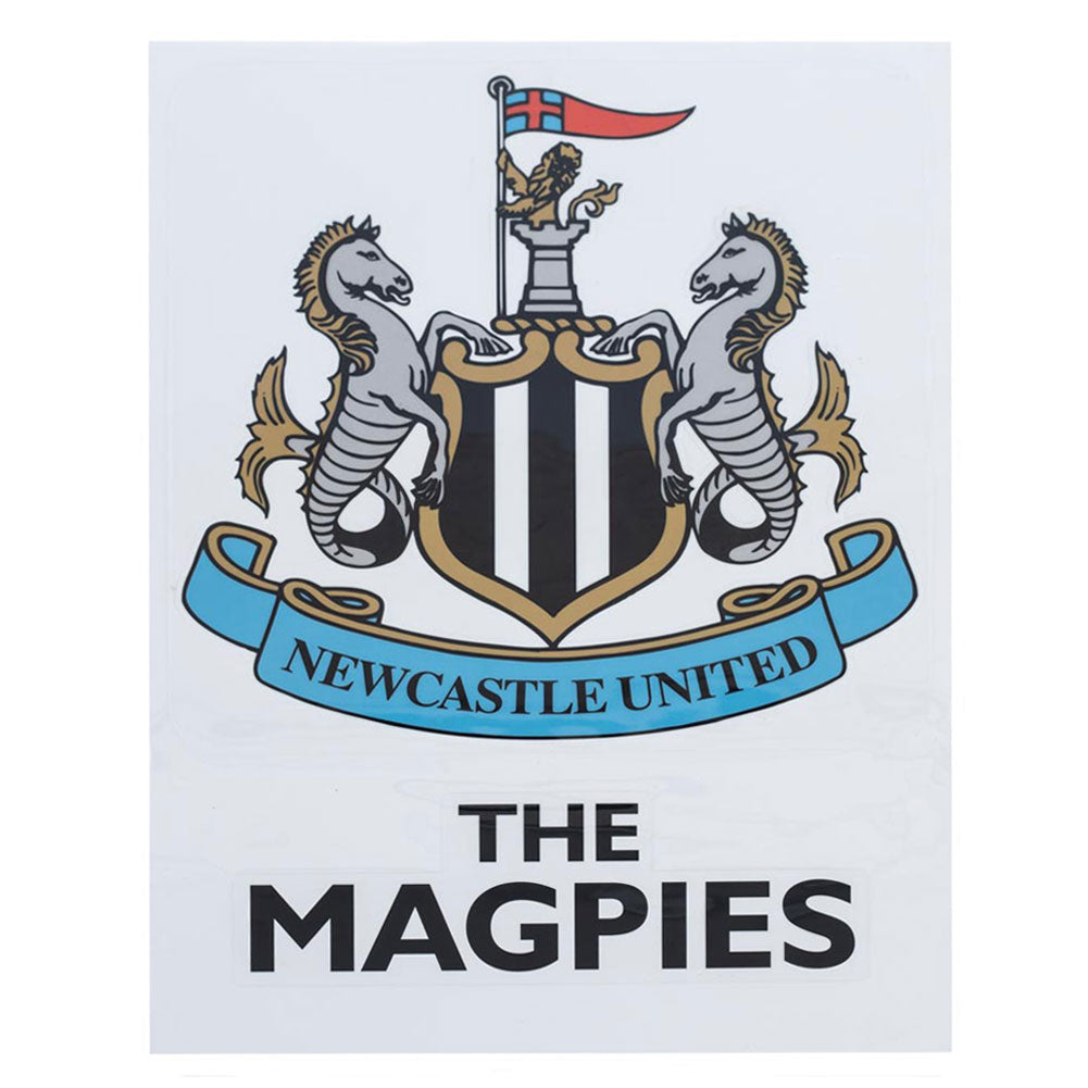 Newcastle United FC - A3 Car Decal - Hang Ups & Stickers