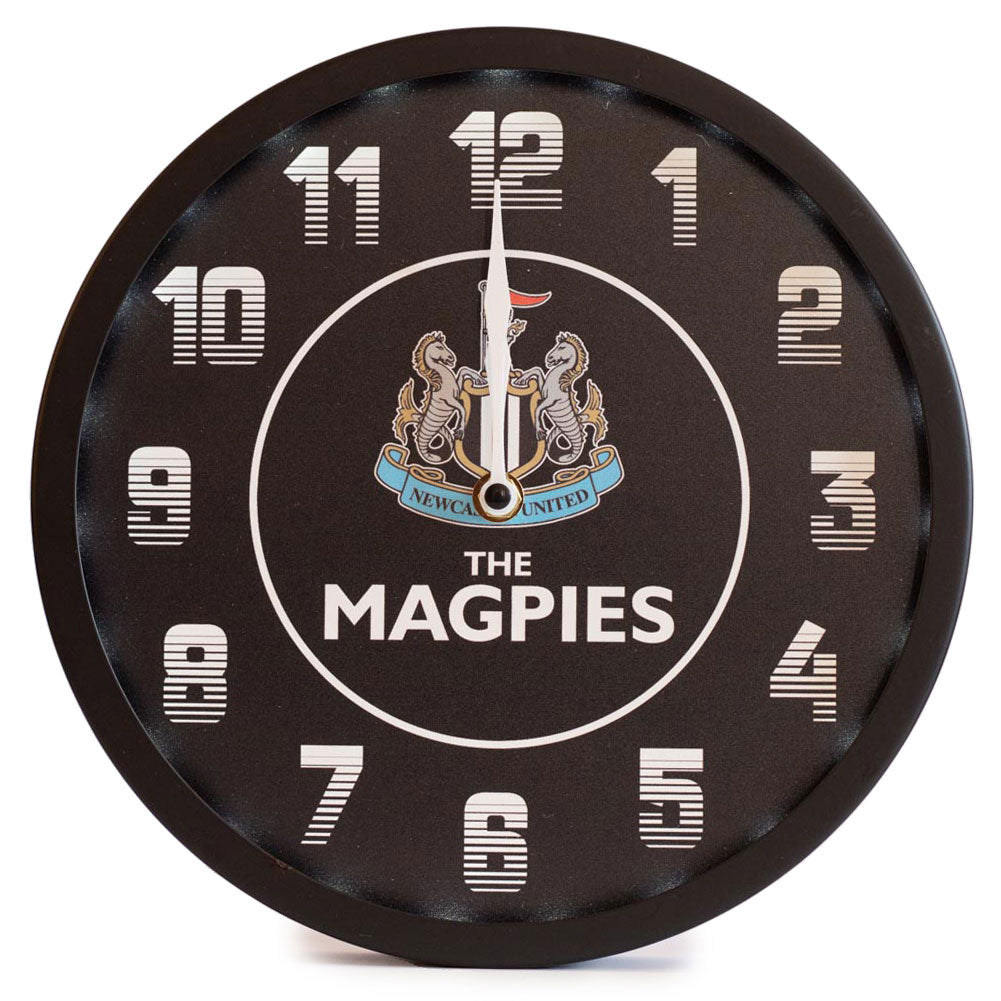 Newcastle United FC - LED Magpies Wall Clock - New Clocks
