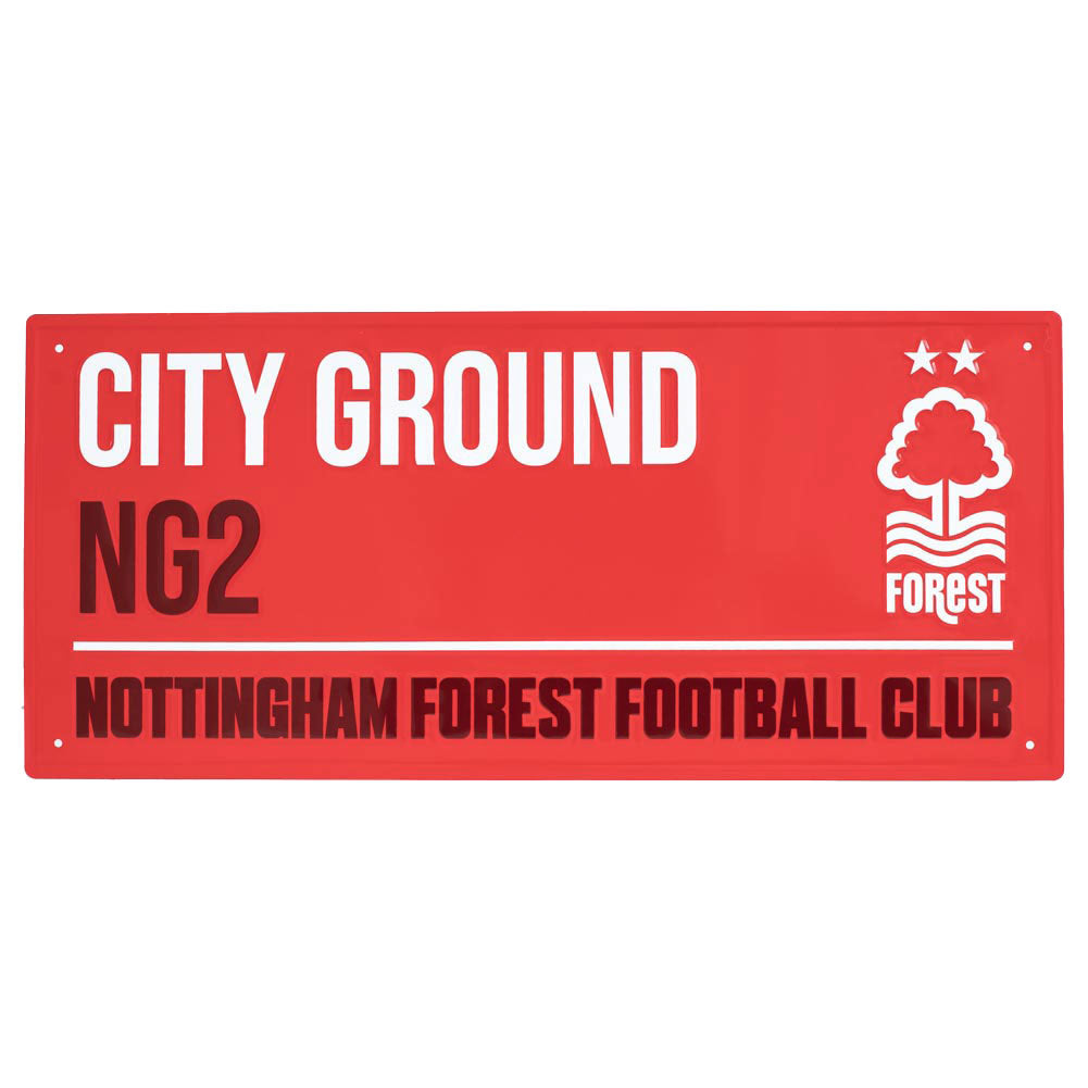 Nottingham Forest FC - Colour Street Sign - New Metal Signs