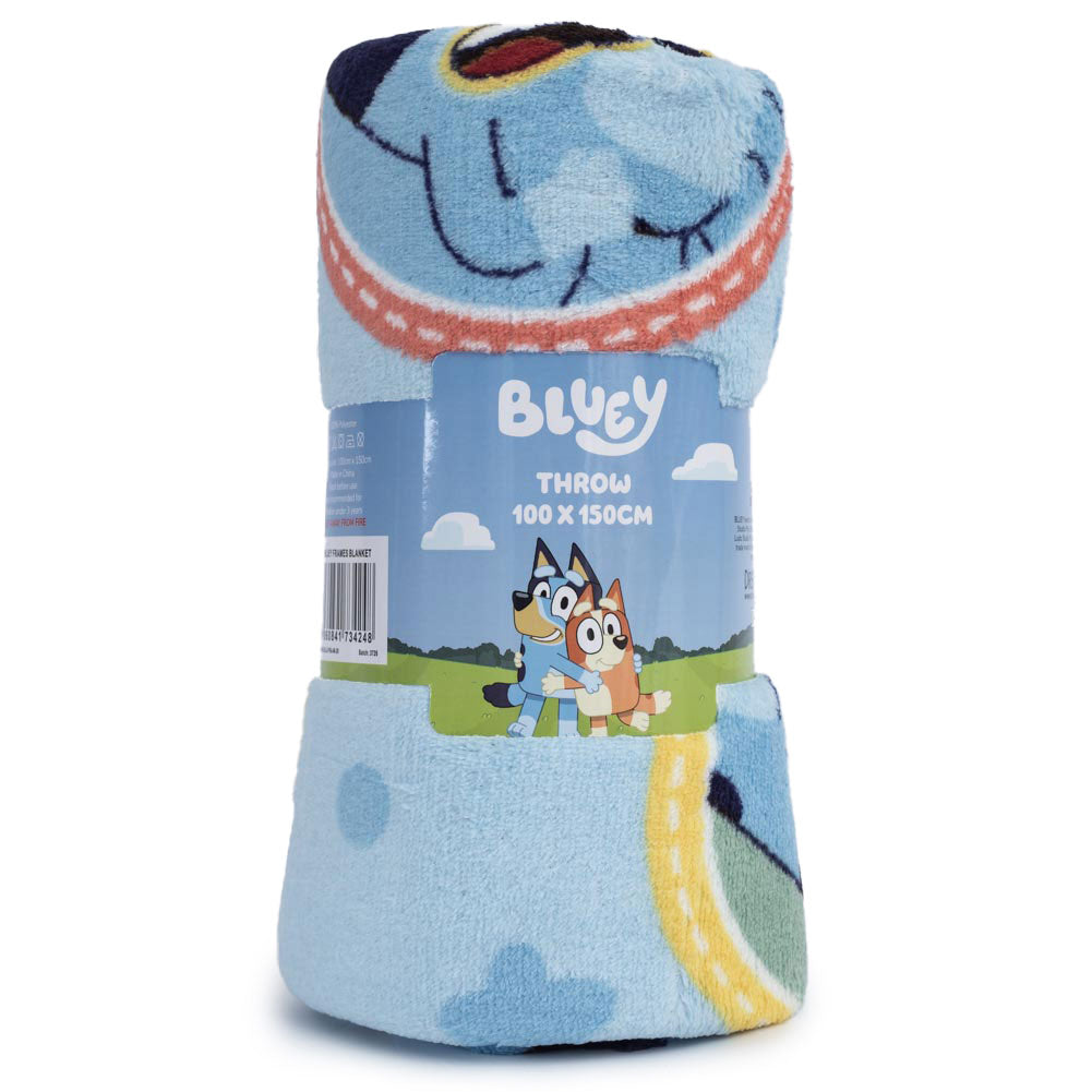 Bluey - Frames Fleece - Other Home Storage Solu - Approx 150cm x 100cm
