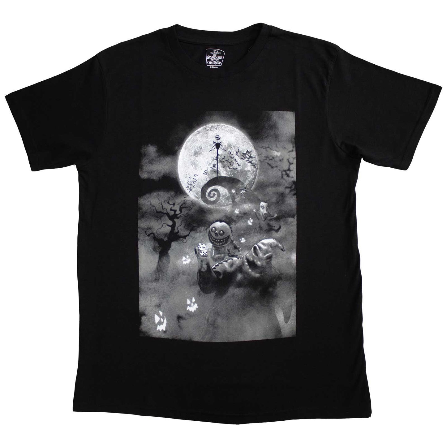 Nightmare Before Chr - tshirt - Unisex - Short Sleeves - Oog - X-Large