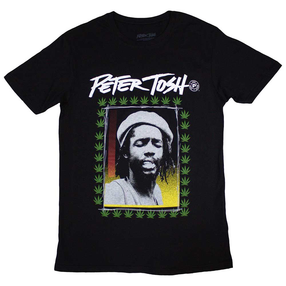 Peter Tosh - tshirt - Unisex - Short Sleeves - Leaf Frame - XX-Large