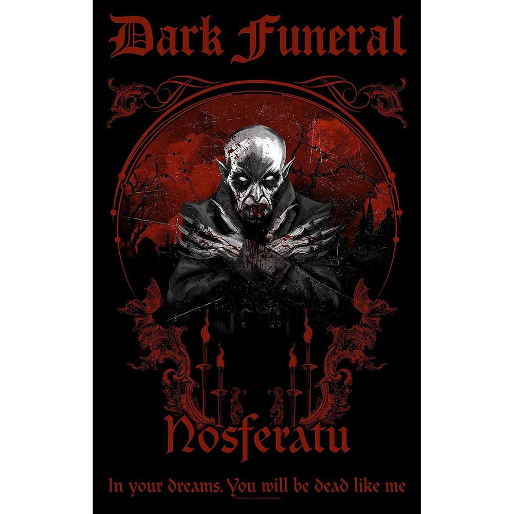 Dark Funeral - Textile Poster: - Art Posters - Nosferatu