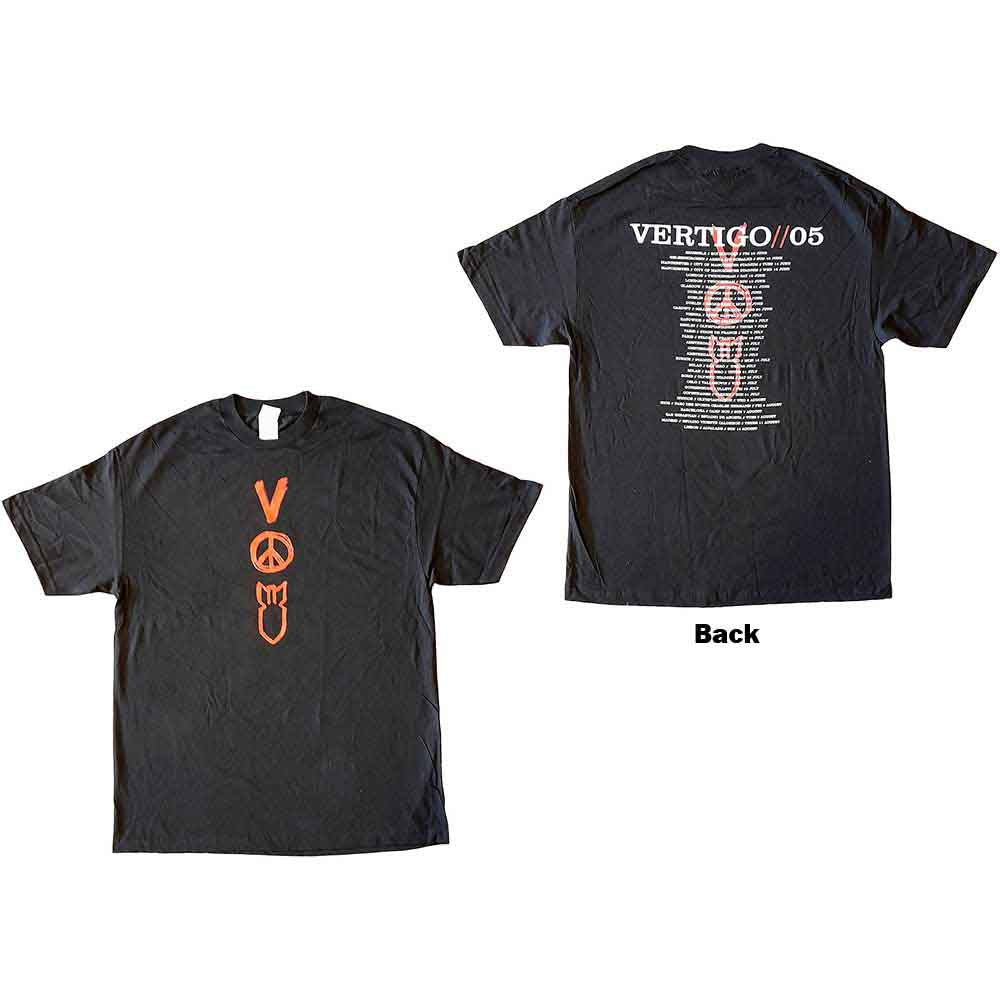 U2 - tshirt - Unisex - Short Sleeves - X-Large