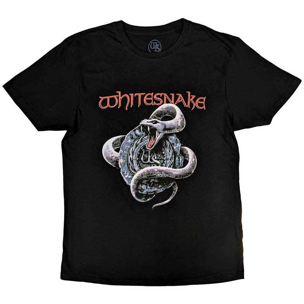 Whitesnake - tshirt - Unisex - Short Sleeves - Small