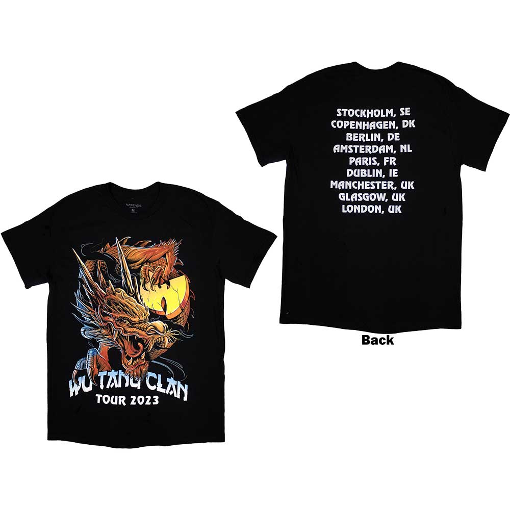 Wu-Tang Clan - tshirt - Unisex - Short Sleeves - Tour '23 Drag - Large