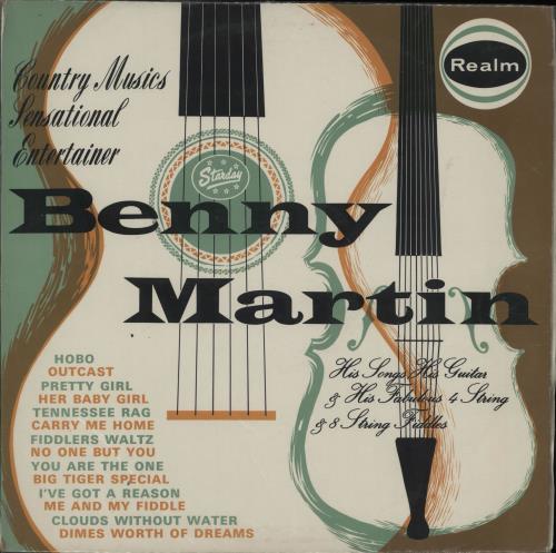 Benny Martin - Country Music's Sensational Entertainer - Used Vinyl R