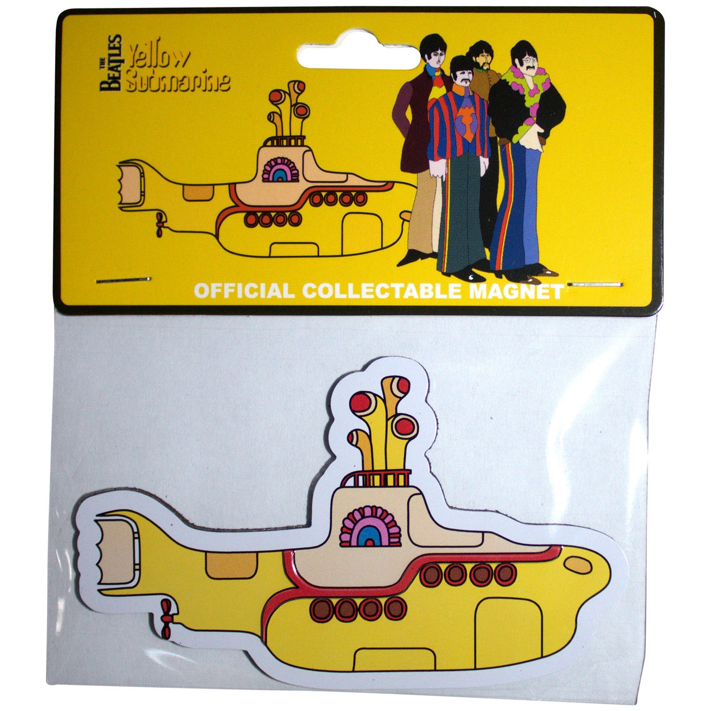 Beatles - Premium Fridge Magnet: - TV Memorabilia Fridge Magnets - Yel