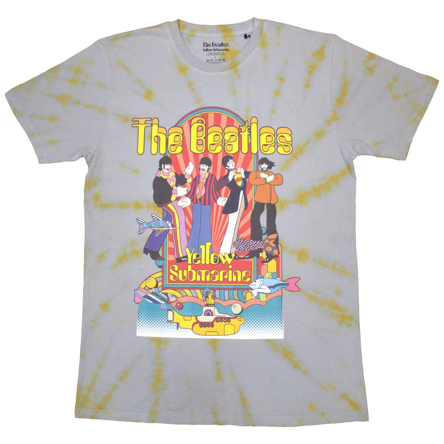 Beatles - tshirt - Unisex - Short Sleeves - Yellow Submarin - XX-Large