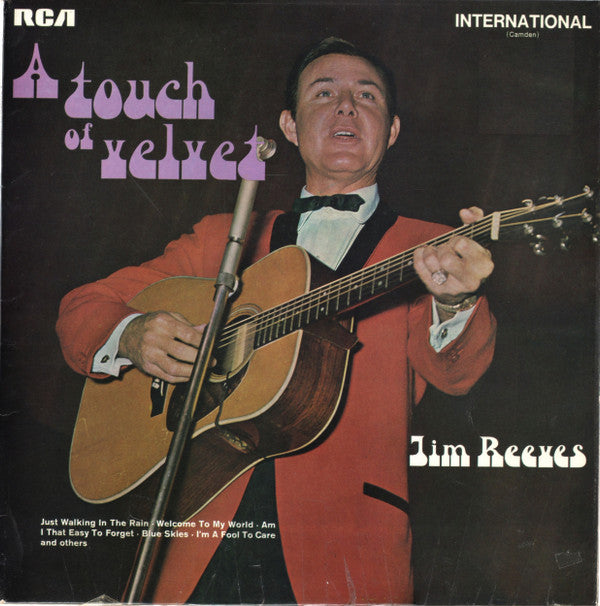 Jim Reeves - A Touch Of Velvet - Used Vinyl Record