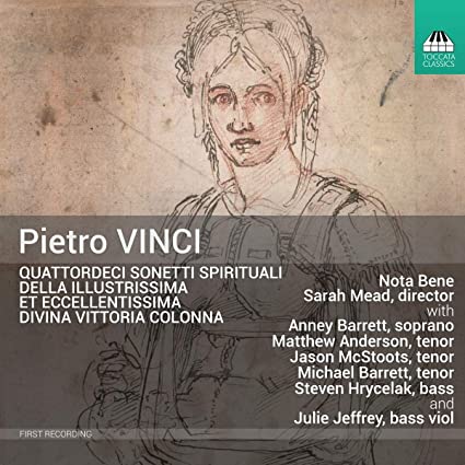 Steven Hrycelak - Pietro Vinci: Quattordeci Sonetti Spirituali/... - CD