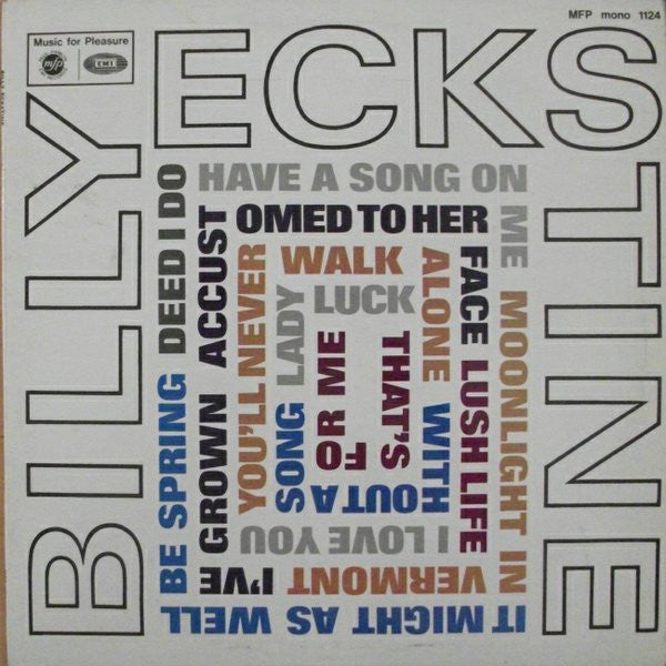 Billy Eckstine - No Cover, No Minimum - Used Vinyl Record