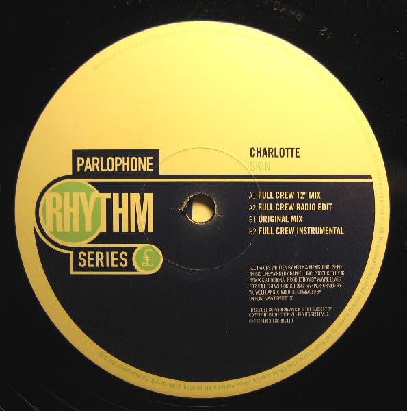 Charlotte - Skin (Full Crew Remixes) - Used Vinyl Record 12"