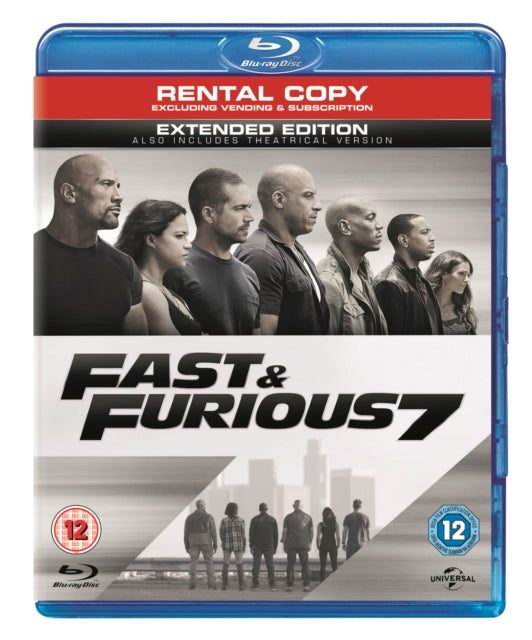 Fast & Furious 7 - New Blu-ray