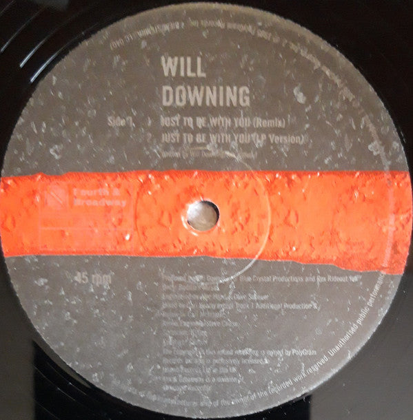Will Downing - Just To Be With You - Used Vinyl Record 12"