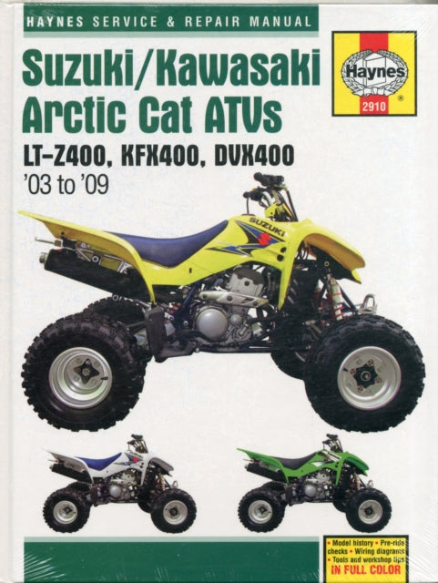 Alan Ahlstrand - Suzuki/Kawasaki Arctic Cat ATVs (03 - 09) : LT-Z400,