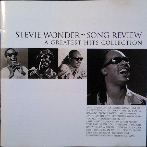Stevie Wonder - Song Review (A Greatest Hits Collection) - Used CD