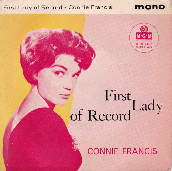 Connie Francis - First Lady Of Record - Used Vinyl Record 7"