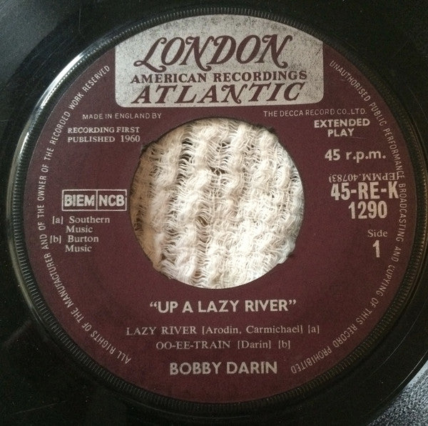 Bobby Darin - Up A Lazy River - Used Vinyl Record 7"