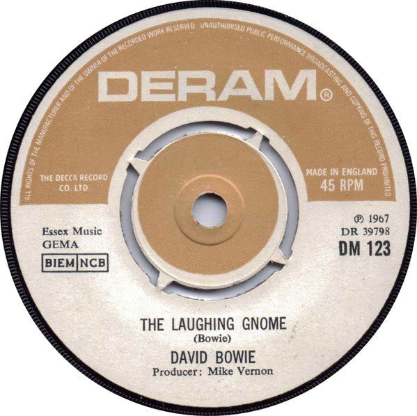David Bowie - Laughing Gnome - Used Vinyl Record 7"