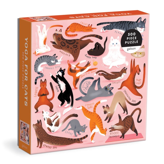 Susann Hoffmann - Yoga for Cats : 500 Piece Puzzle - New Jigsaw Puzzle