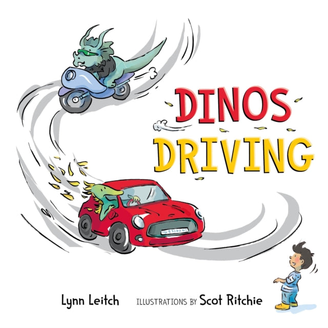 Lynn Leitch - Dinos Driving - Board book
