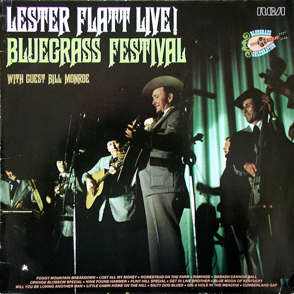 Lester Flatt - Live Bluegrass Festival - Used Vinyl Record