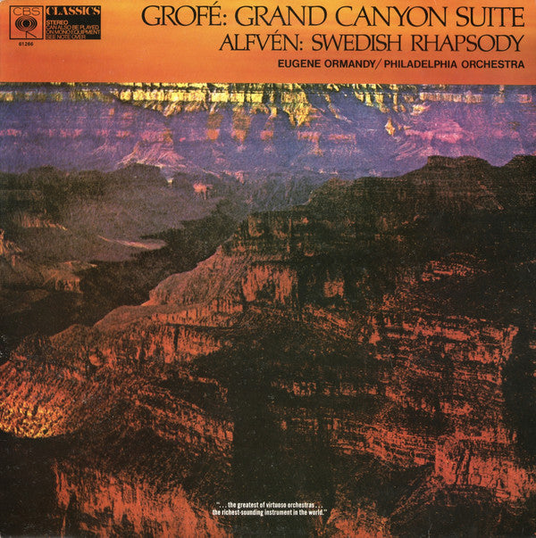 Ferde Grofe - Grand Canyon Suite / Swedish Rhapsody - Used Vinyl Reco