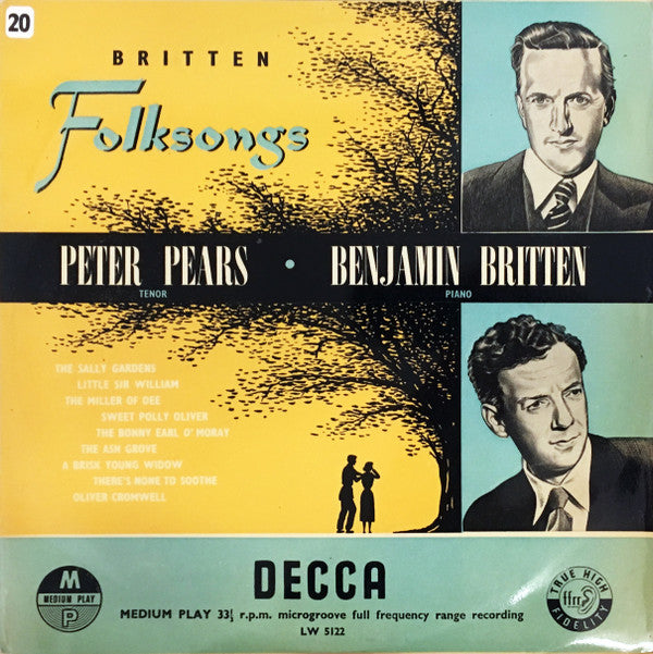 Benjamin Britten - Britten Folksongs - Used Vinyl Record