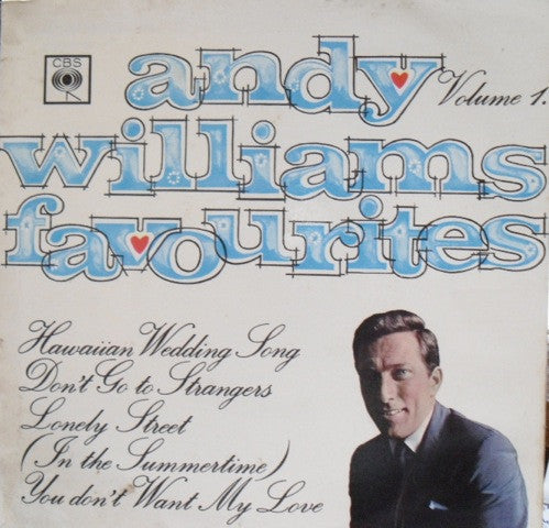 Andy Williams - Favourites Volume 1 - Used Vinyl Record 7"