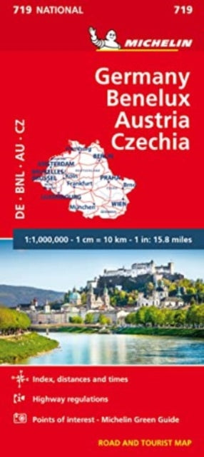 Michelin - Germany, Benelux, Austria, Czech Republic - National Map 7