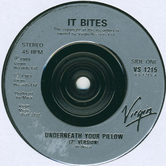 It Bites - Underneath Your Pillow - Used Vinyl Record 7"