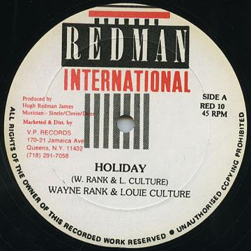Wayne Ranks - Holliday / Doctor Say So - Used Vinyl Record 12"