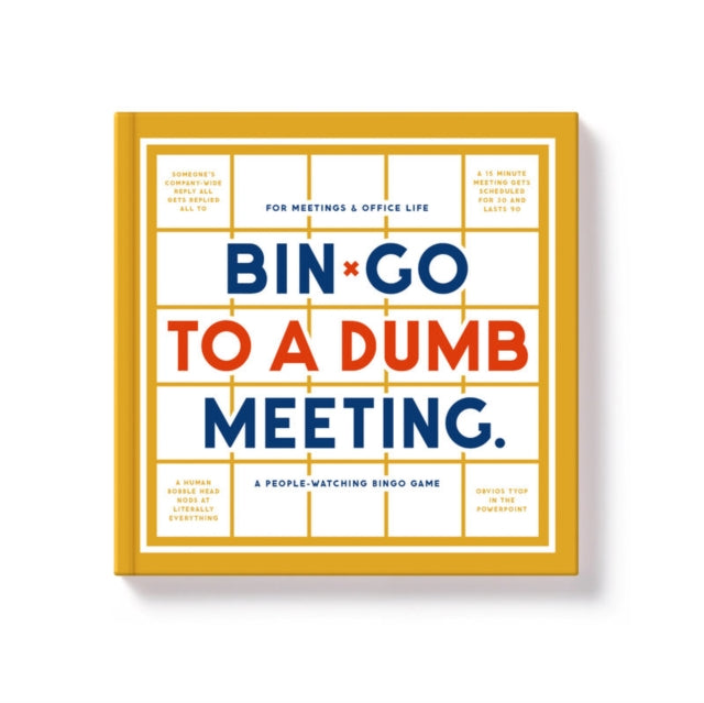Galison - Bin-go To A Dumb Meeting Bingo book - Game