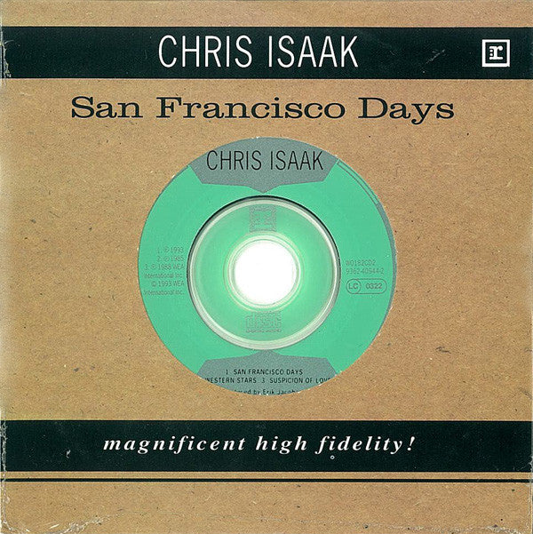 Chris Isaak - San Francisco Days - Used CD