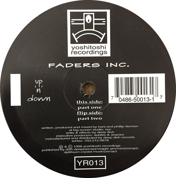 Faders Inc. - Up 'N' Down - Used Vinyl Record 12"