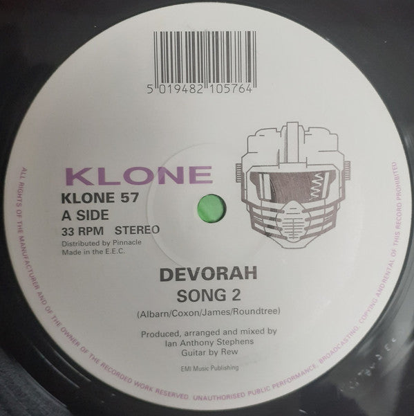 Devorah - Song 2 - Used Vinyl Record 12"