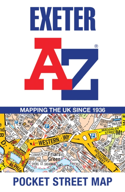 A-Z Maps - Exeter A-Z Pocket Street Map - New Sheet map