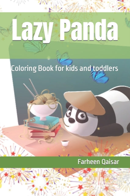 Qaisar - Lazy Panda Coloring Book for kids and toddlers - New paperba