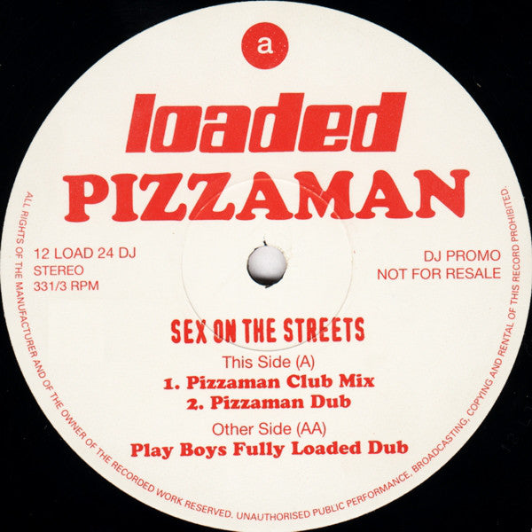 Pizzaman - Sex On The Streets - Used Vinyl Record 12"