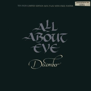 All About Eve - December - Used Vinyl Record 10"