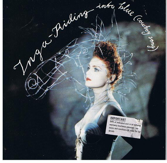 Inga Humpe - Riding Into Blue (Cowboy Song) - Used Vinyl Record 7"