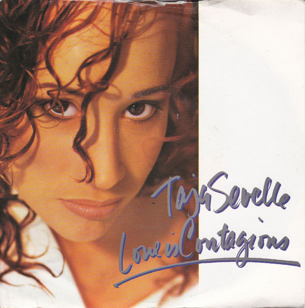 Taja Sevelle - Love Is Contagious - Used Vinyl Record 7"