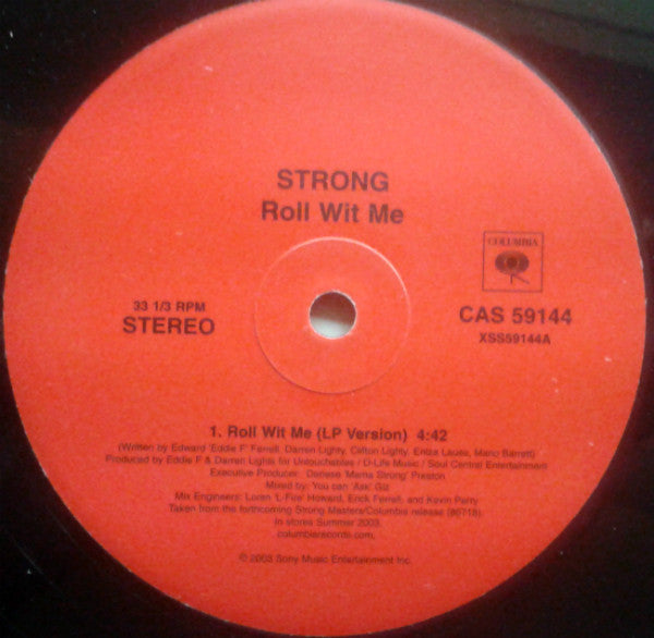 Strong - Roll Wit Me - Used Vinyl Record 12"