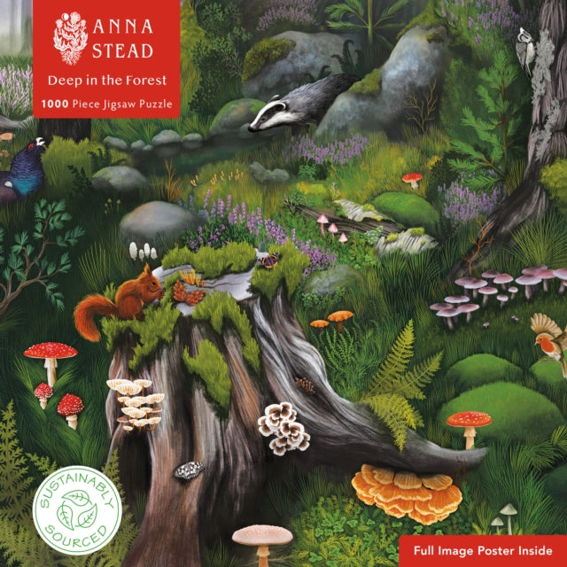 Flame Tree Studio - Adult Sustainable Jigsaw Puzzle Anna Stead: Deep i